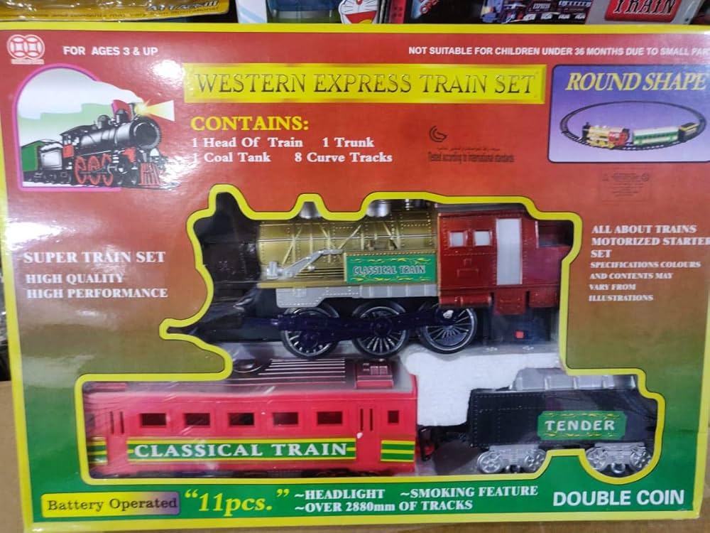 Buy clickedia Western Express Train Set with 1 Engine, 1